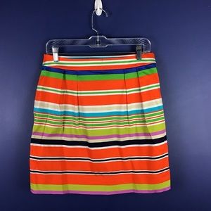 Kate Spade Barry Plan A Picnic Striped Skirt Size 8